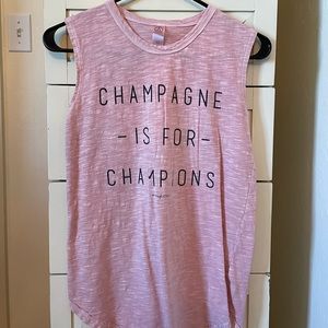 Everfitte “Champagne is for Champions” Muscle Tee
